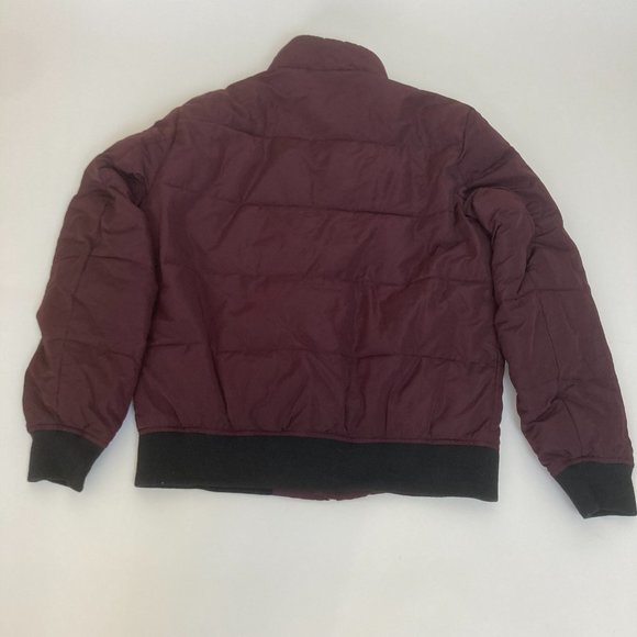 Dkny Elastic Cuffs Zip Closure High Neck Winter Bomber Jacket - Picture 6 of 16